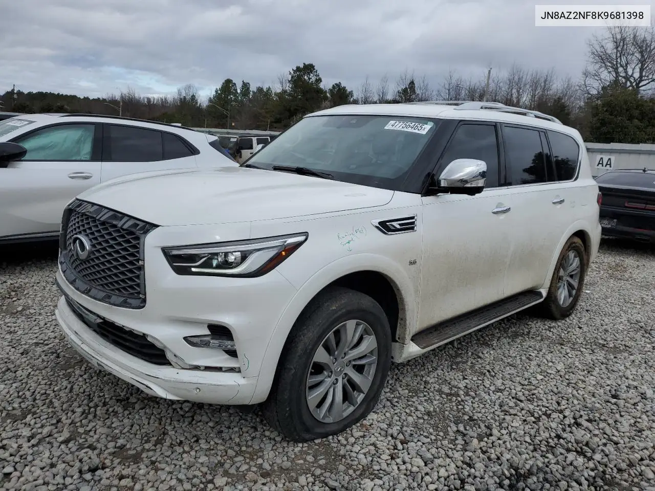 2019 Infiniti Qx80 Luxe VIN: JN8AZ2NF8K9681398 Lot: 47756465