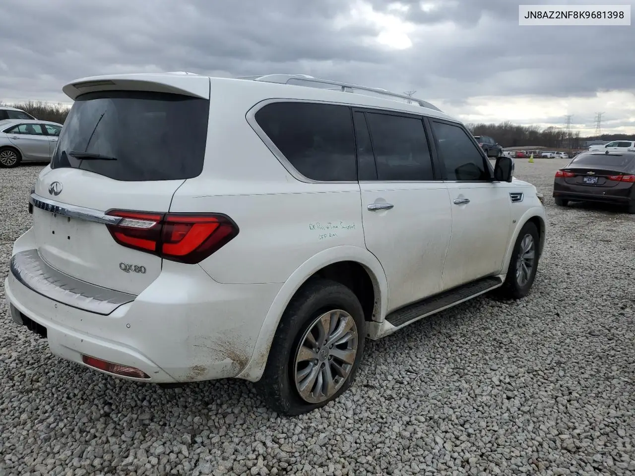 2019 Infiniti Qx80 Luxe VIN: JN8AZ2NF8K9681398 Lot: 47756465
