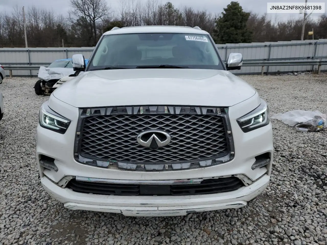 2019 Infiniti Qx80 Luxe VIN: JN8AZ2NF8K9681398 Lot: 47756465