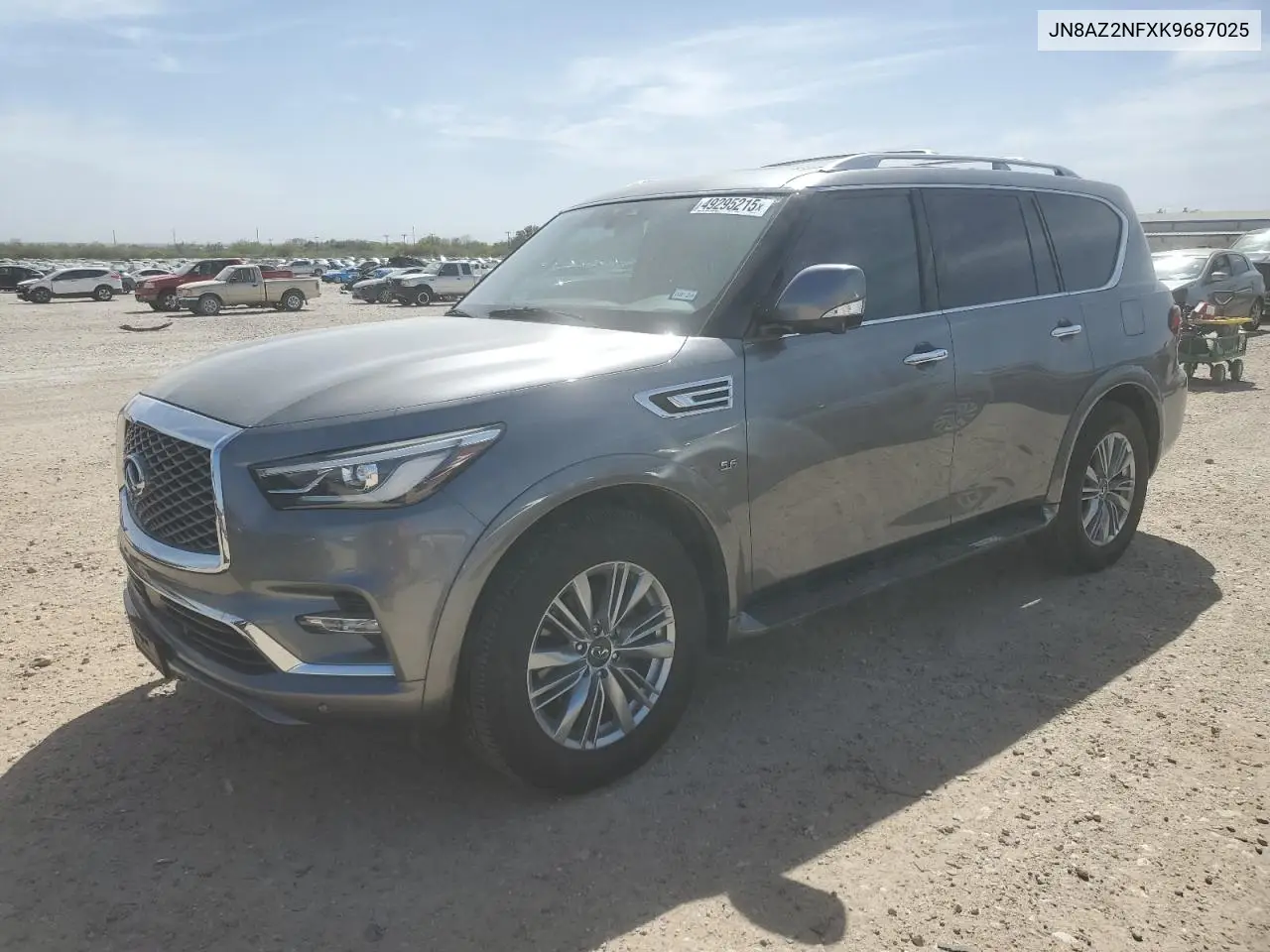 2019 Infiniti Qx80 Luxe VIN: JN8AZ2NFXK9687025 Lot: 49295215