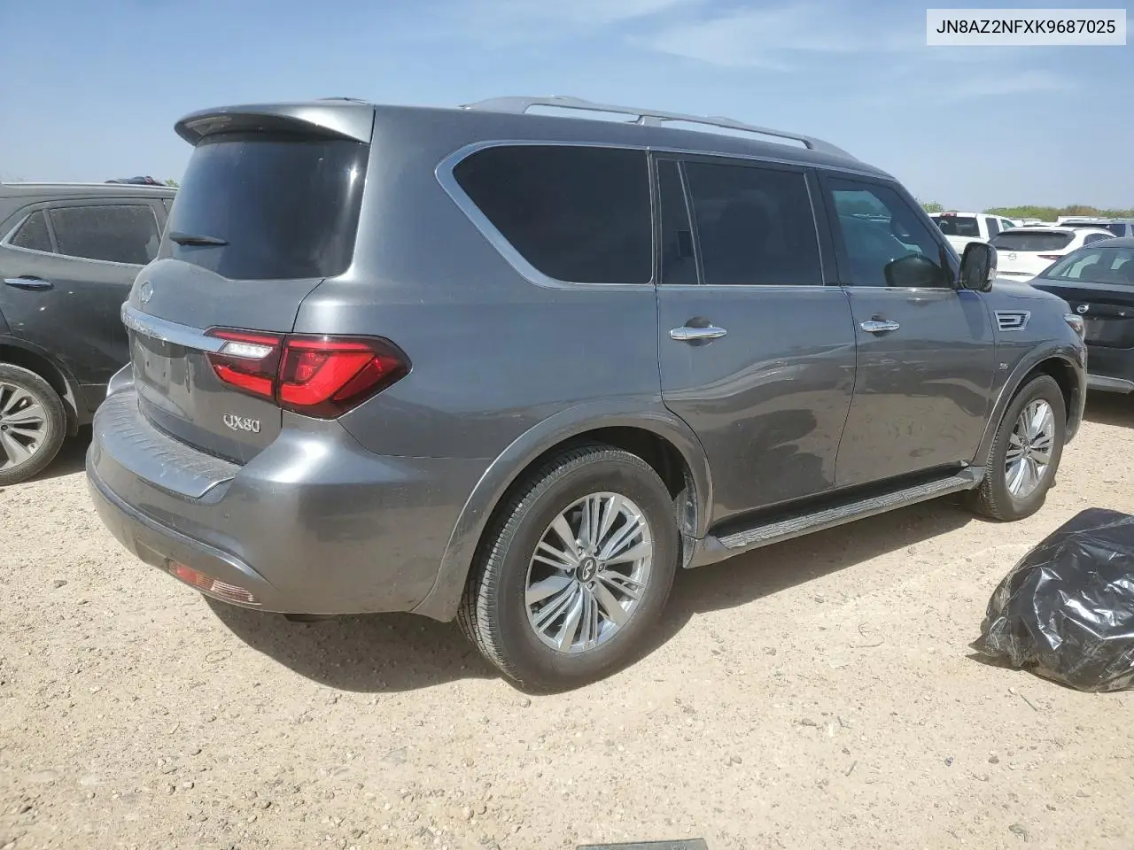 2019 Infiniti Qx80 Luxe VIN: JN8AZ2NFXK9687025 Lot: 49295215