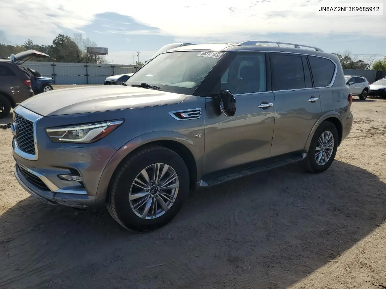 2019 Infiniti Qx80 Luxe VIN: JN8AZ2NF3K9685942 Lot: 50374445