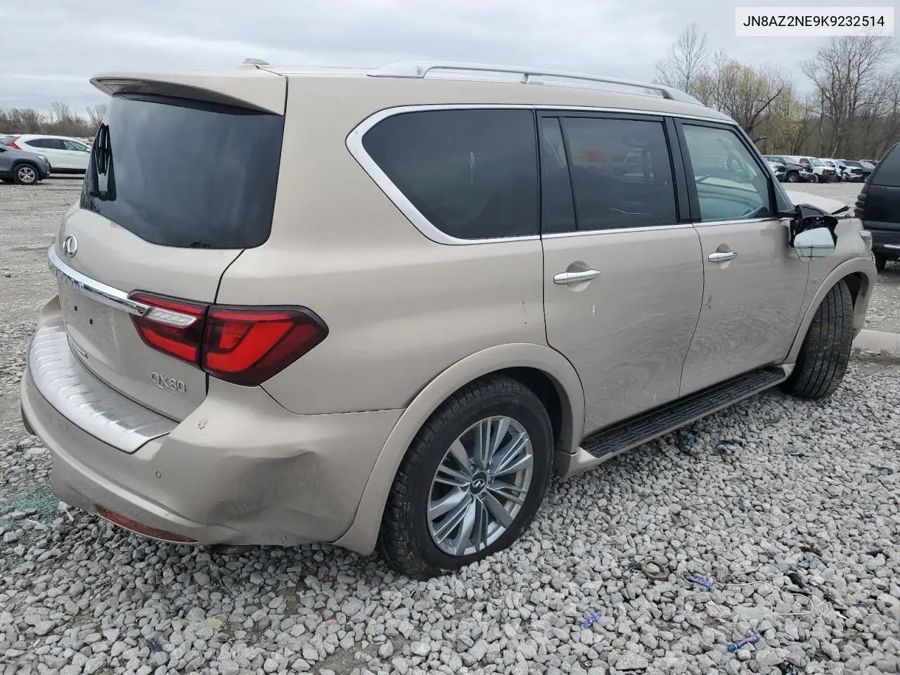 2019 Infiniti Qx80 Luxe VIN: JN8AZ2NE9K9232514 Lot: 50831125