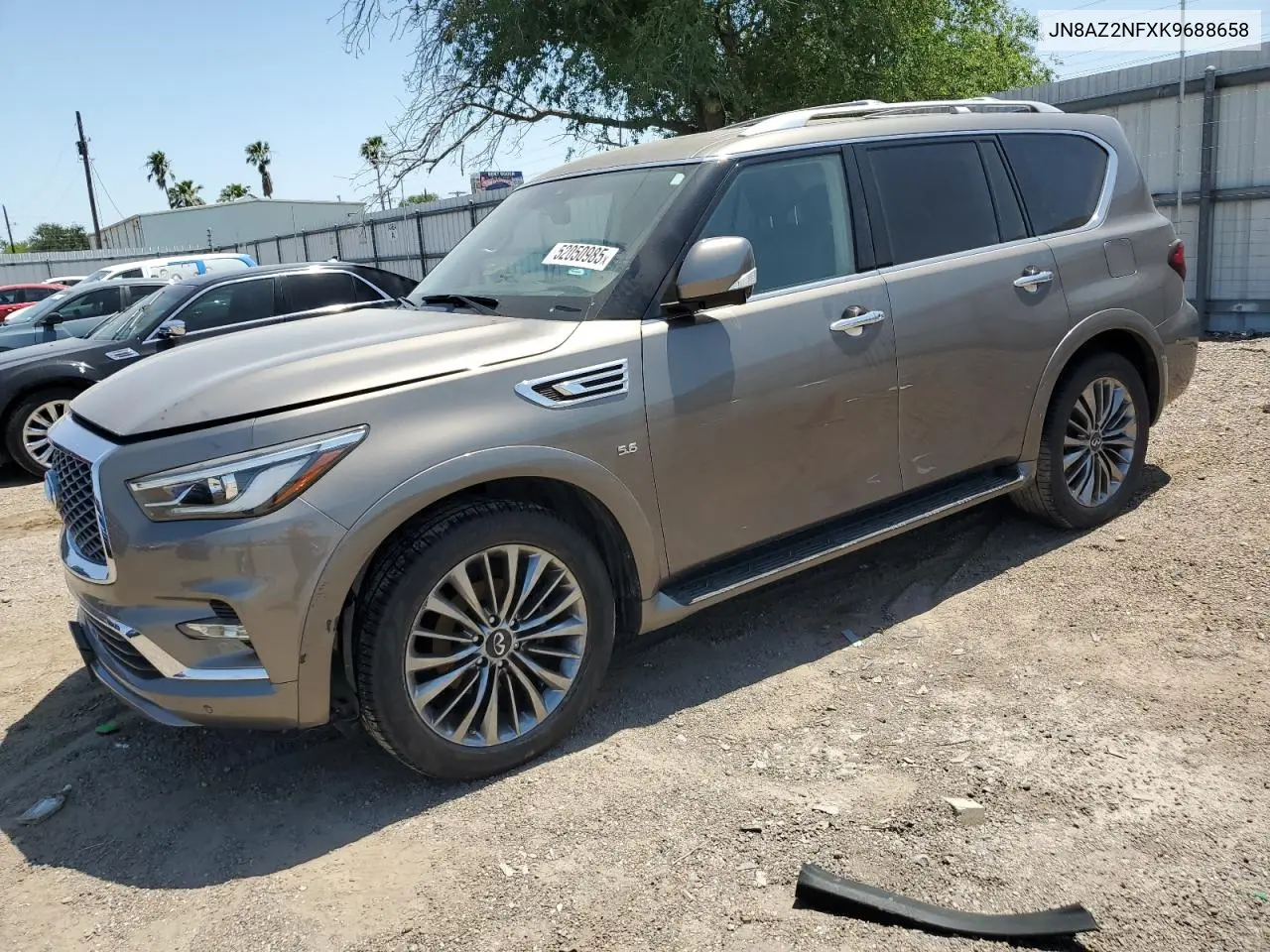 2019 Infiniti Qx80 Luxe VIN: JN8AZ2NFXK9688658 Lot: 52050985