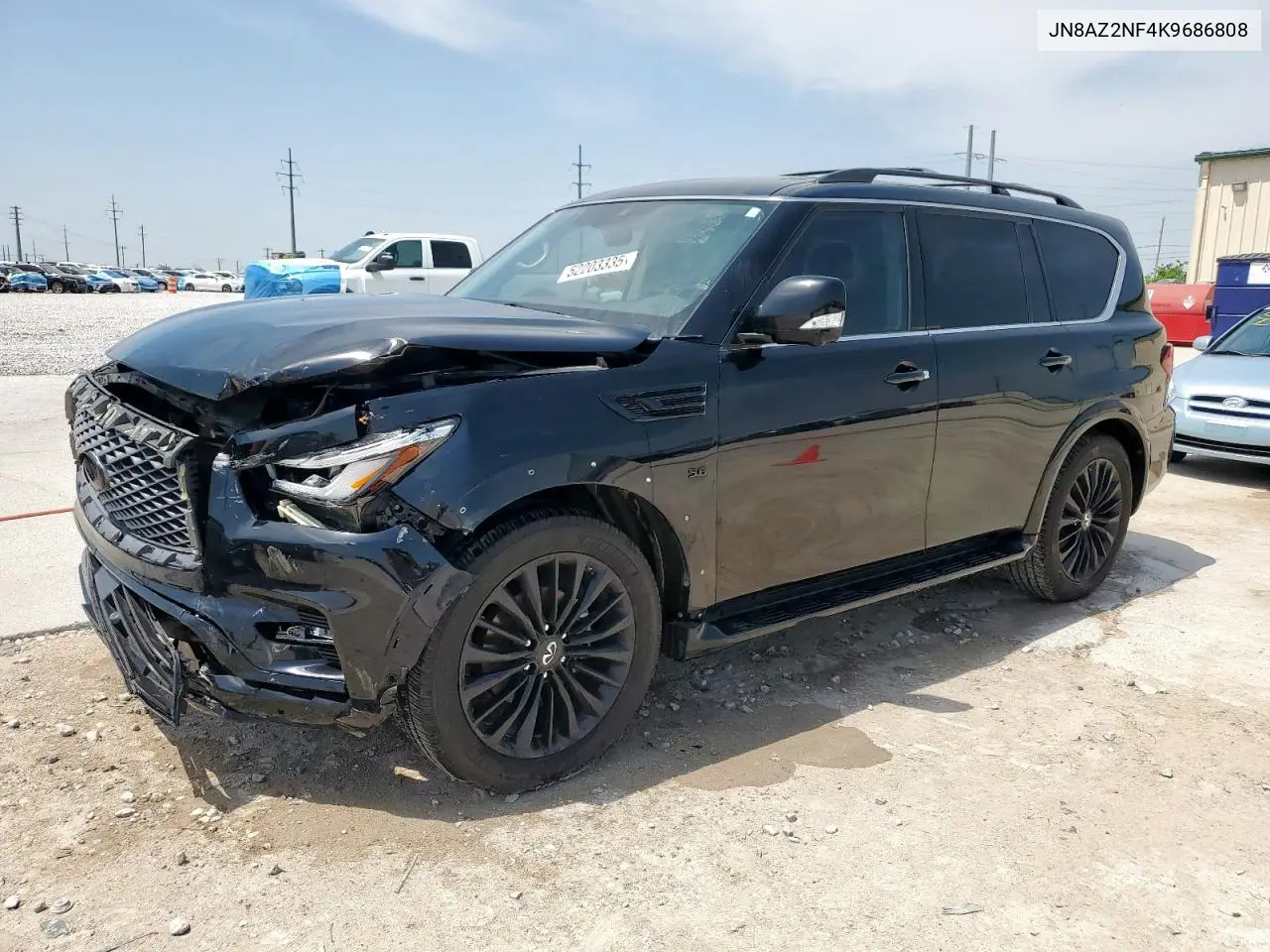 2019 Infiniti Qx80 Luxe VIN: JN8AZ2NF4K9686808 Lot: 52203335