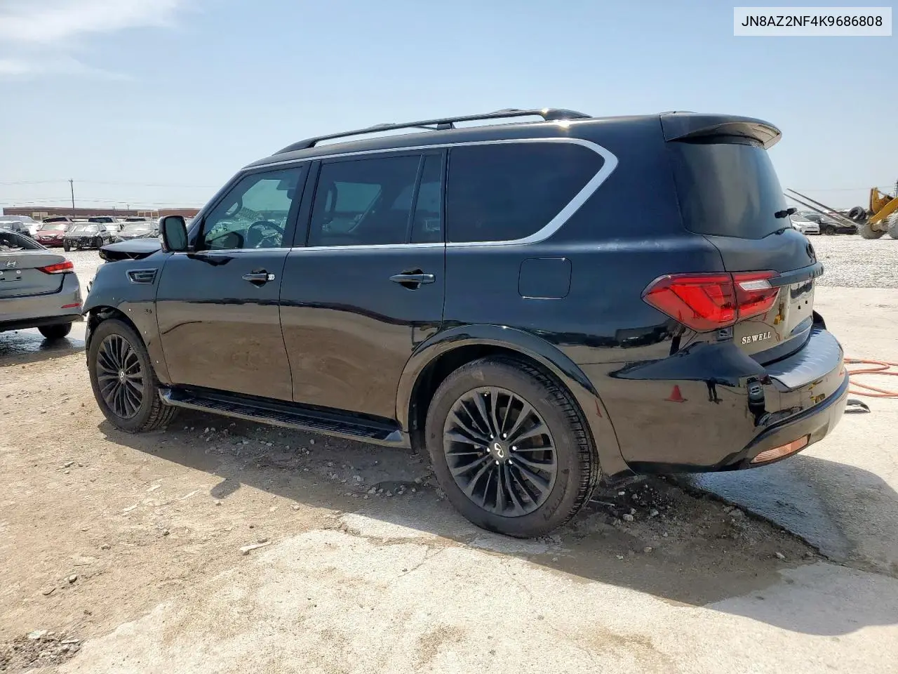 2019 Infiniti Qx80 Luxe VIN: JN8AZ2NF4K9686808 Lot: 52203335