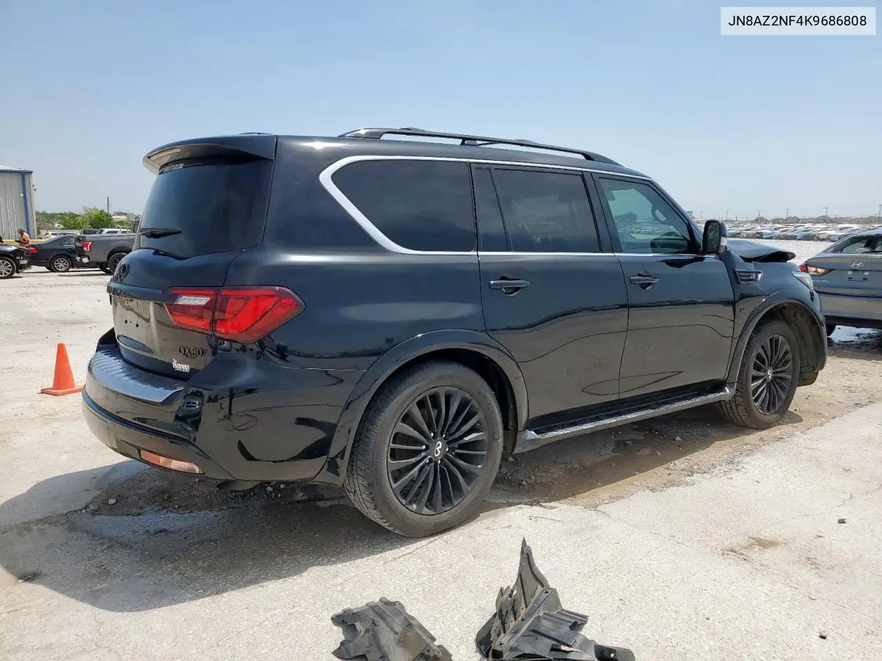 2019 Infiniti Qx80 Luxe VIN: JN8AZ2NF4K9686808 Lot: 52203335