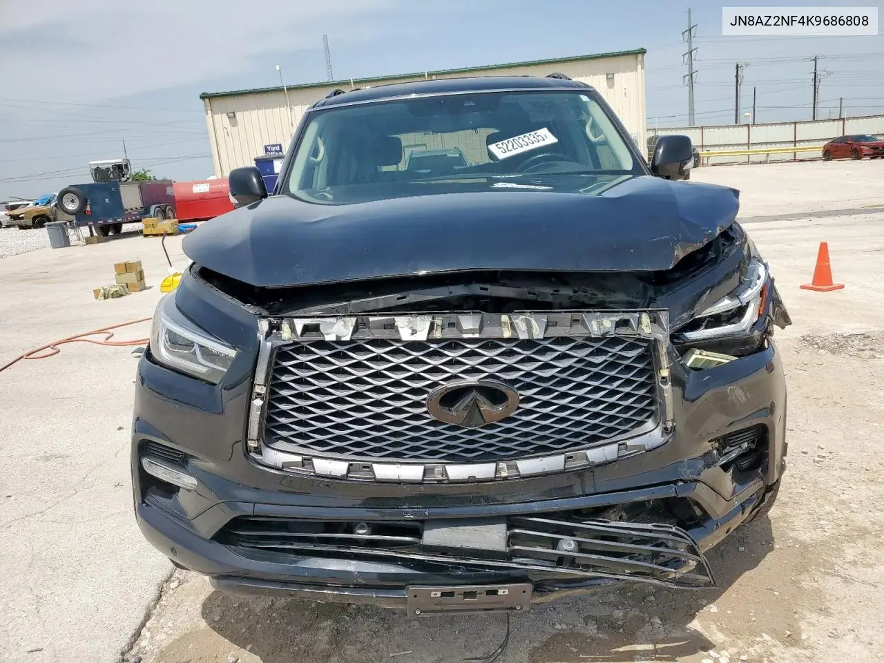 2019 Infiniti Qx80 Luxe VIN: JN8AZ2NF4K9686808 Lot: 52203335