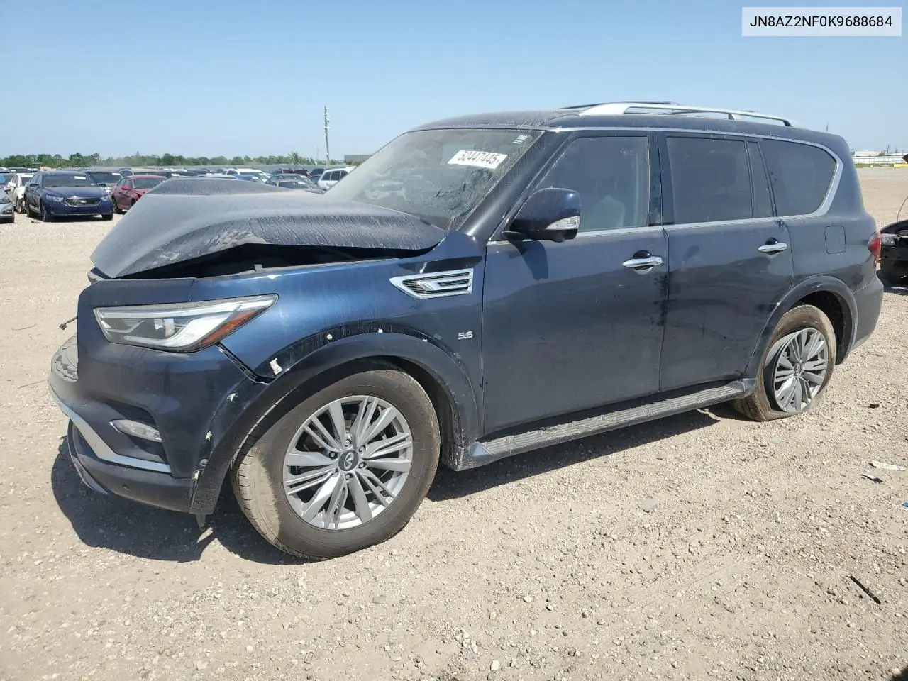 2019 Infiniti Qx80 Luxe VIN: JN8AZ2NF0K9688684 Lot: 52447445
