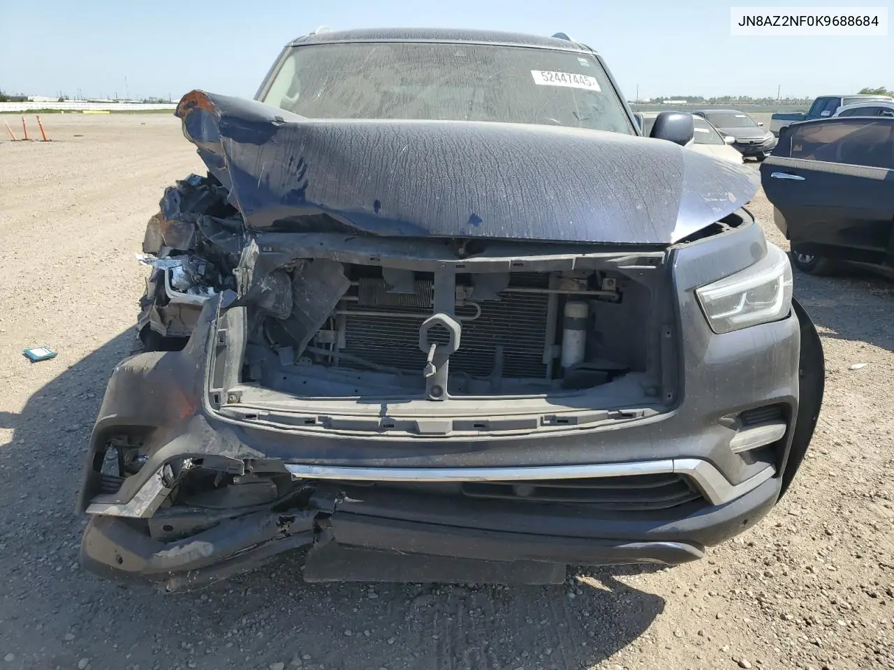 2019 Infiniti Qx80 Luxe VIN: JN8AZ2NF0K9688684 Lot: 52447445