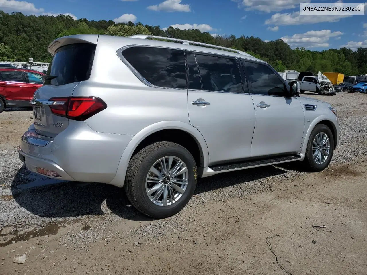 2019 Infiniti Qx80 Luxe VIN: JN8AZ2NE9K9230200 Lot: 52763665