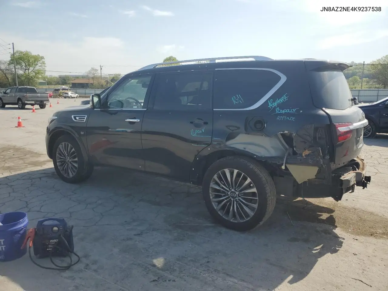 2019 Infiniti Qx80 Luxe VIN: JN8AZ2NE4K9237538 Lot: 52984425
