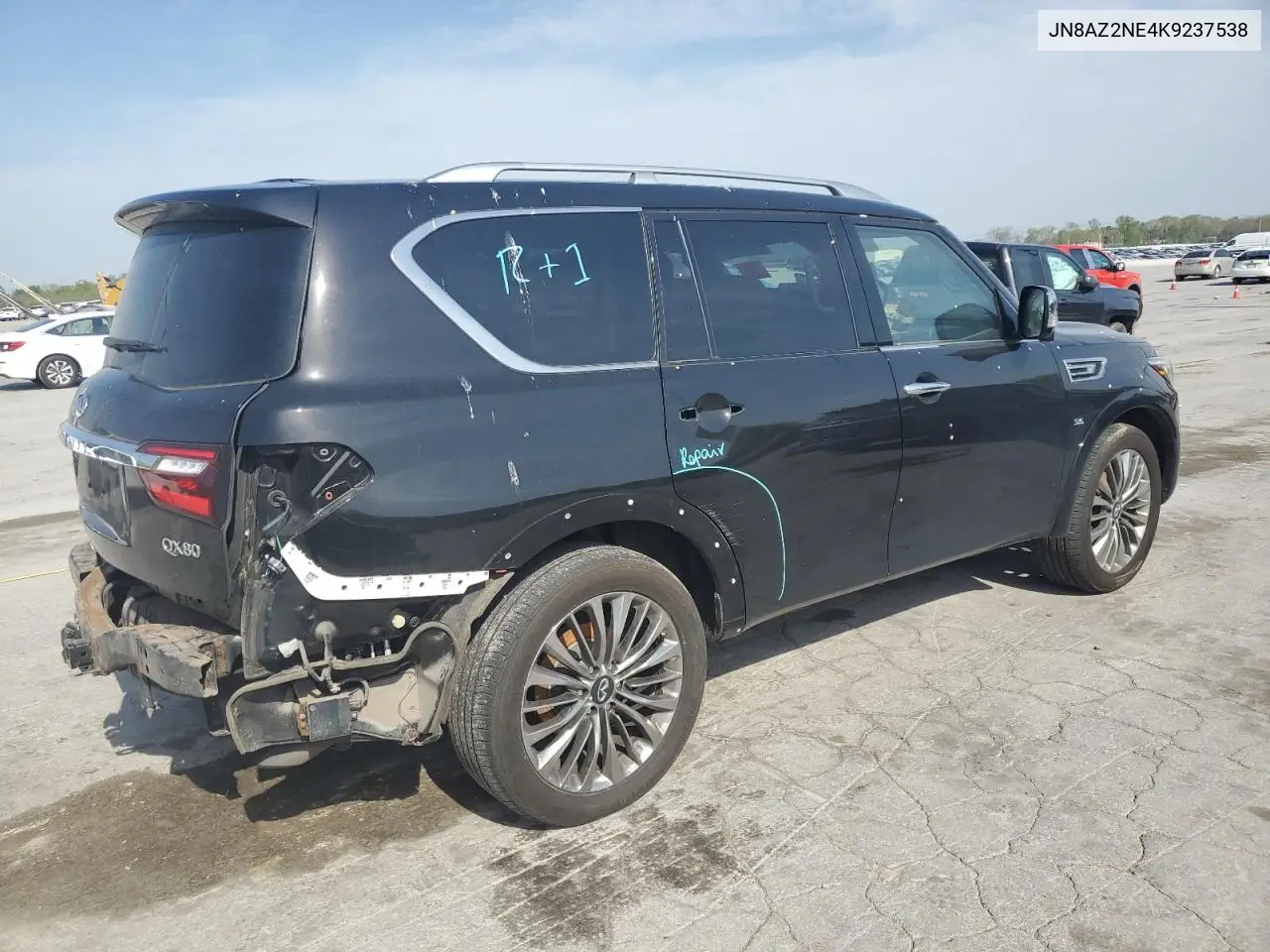 2019 Infiniti Qx80 Luxe VIN: JN8AZ2NE4K9237538 Lot: 52984425