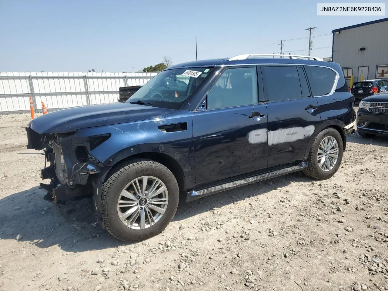 2019 Infiniti Qx80 Luxe VIN: JN8AZ2NE6K9228436 Lot: 53091385