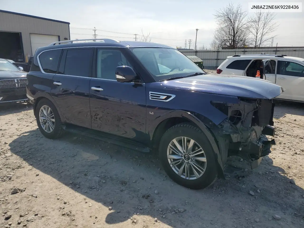 2019 Infiniti Qx80 Luxe VIN: JN8AZ2NE6K9228436 Lot: 53091385