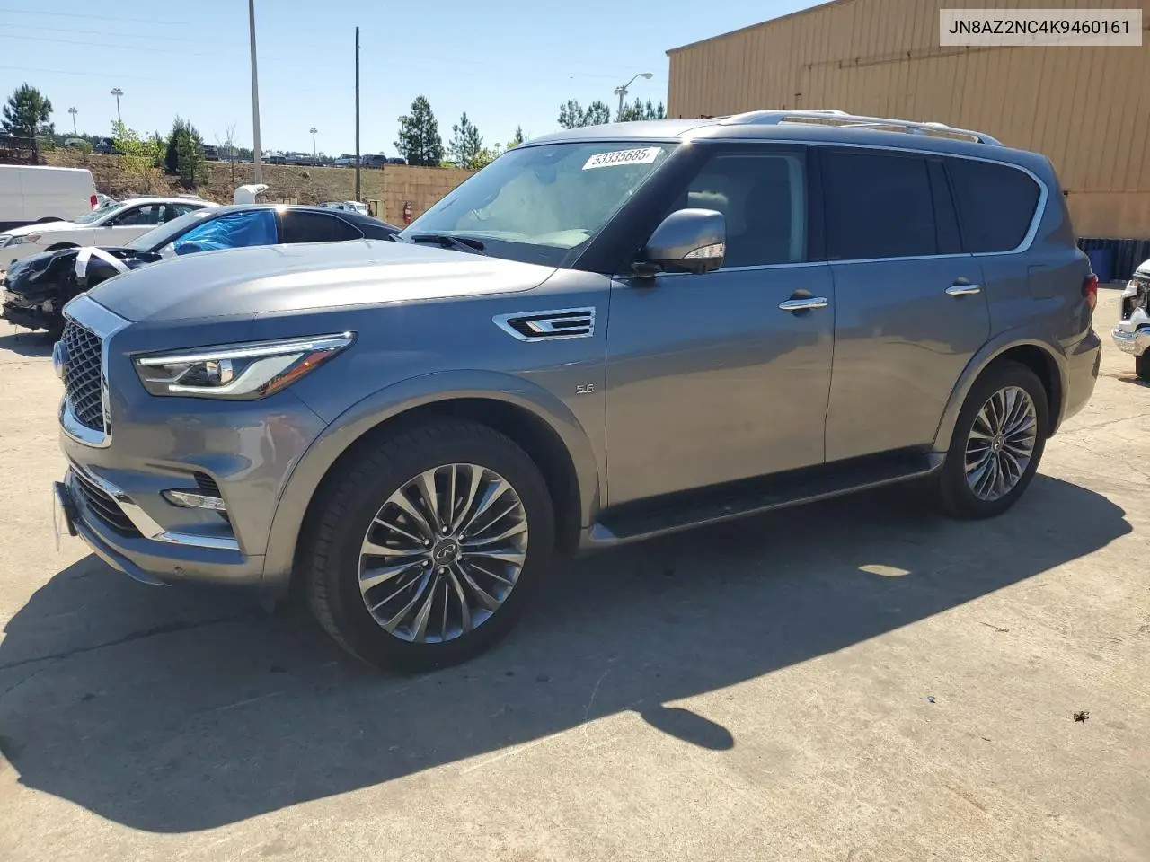 2019 Infiniti Qx80 Luxe VIN: JN8AZ2NC4K9460161 Lot: 53335685