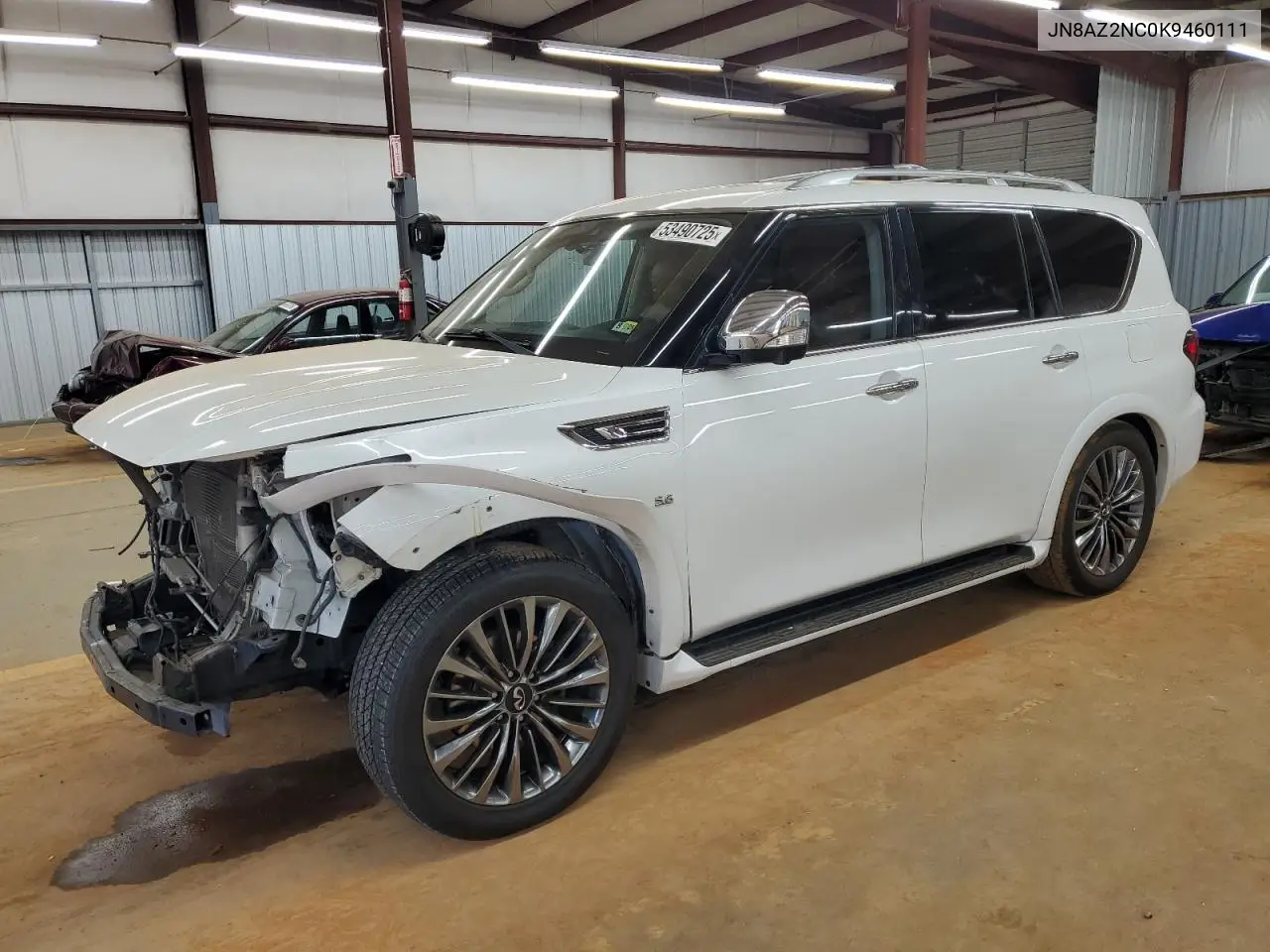 2019 Infiniti Qx80 Luxe VIN: JN8AZ2NC0K9460111 Lot: 53490725