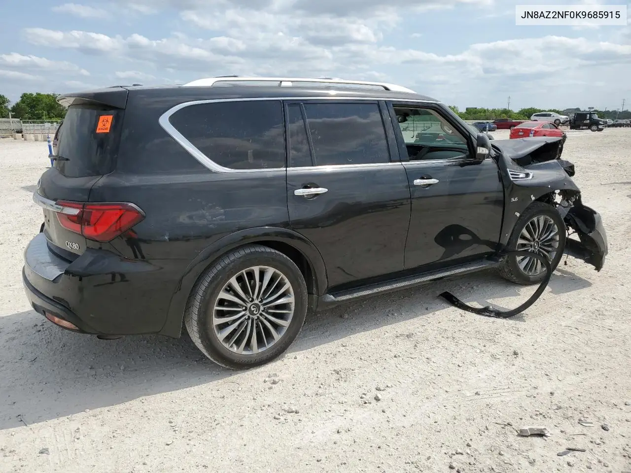 2019 Infiniti Qx80 Luxe VIN: JN8AZ2NF0K9685915 Lot: 53548575