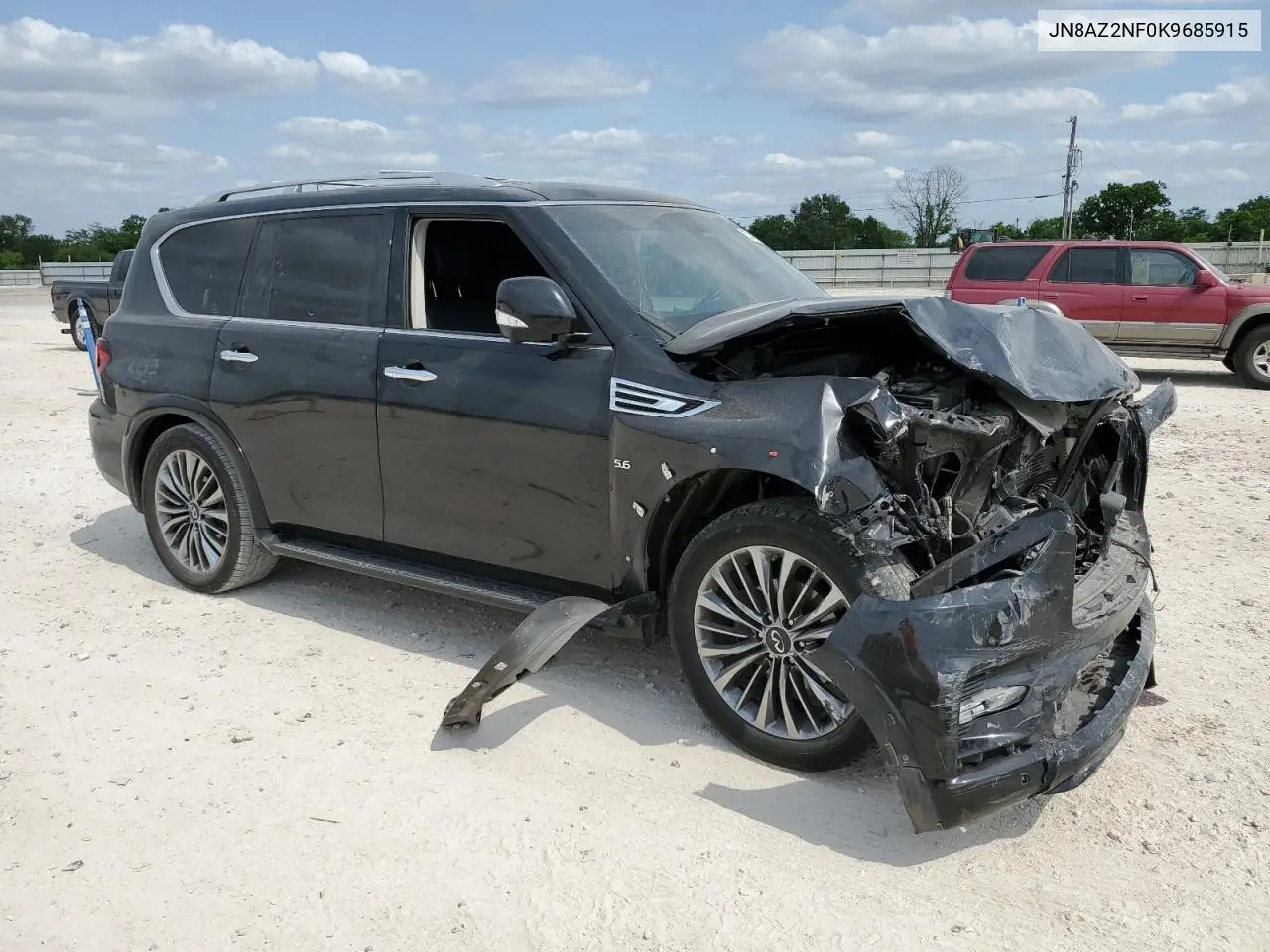 2019 Infiniti Qx80 Luxe VIN: JN8AZ2NF0K9685915 Lot: 53548575