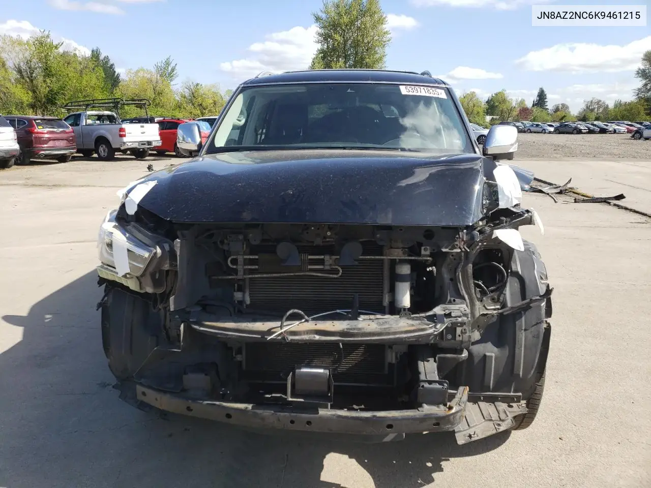 2019 Infiniti Qx80 Luxe VIN: JN8AZ2NC6K9461215 Lot: 53971835