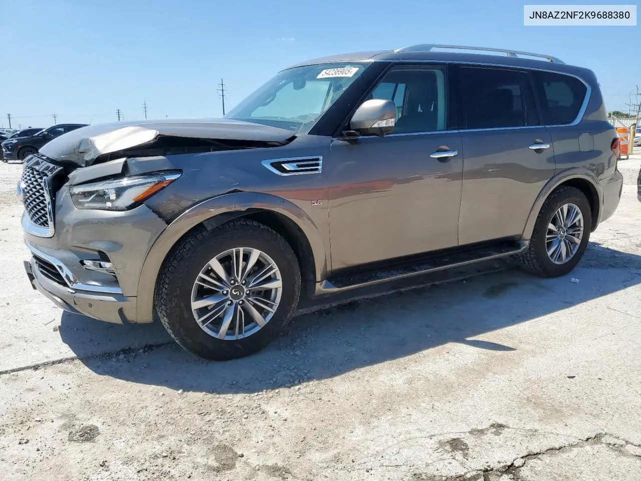 2019 Infiniti Qx80 Luxe VIN: JN8AZ2NF2K9688380 Lot: 54236905