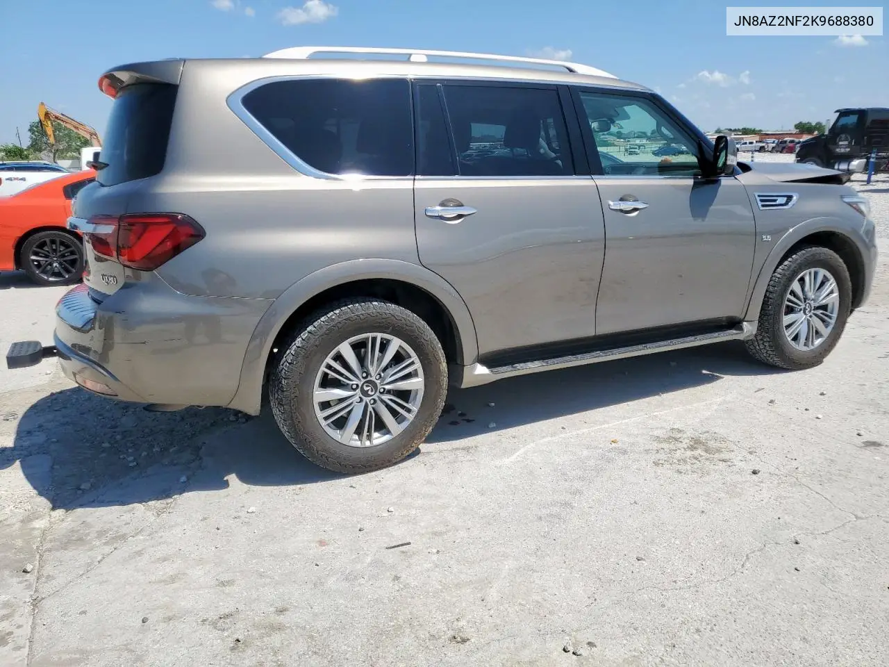 2019 Infiniti Qx80 Luxe VIN: JN8AZ2NF2K9688380 Lot: 54236905