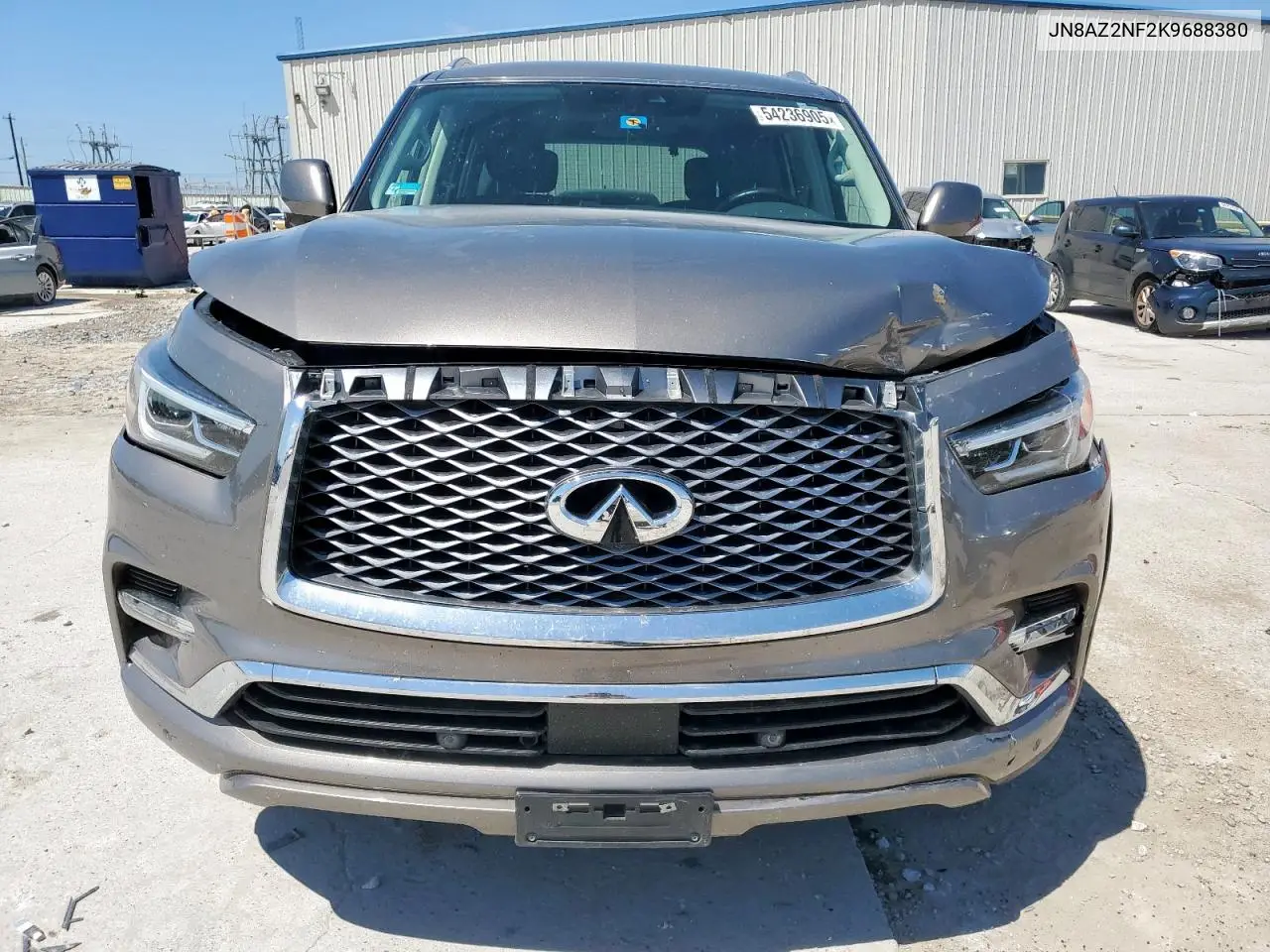 2019 Infiniti Qx80 Luxe VIN: JN8AZ2NF2K9688380 Lot: 54236905