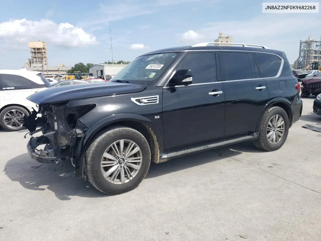 2019 Infiniti Qx80 Luxe VIN: JN8AZ2NF0K9682268 Lot: 54247235