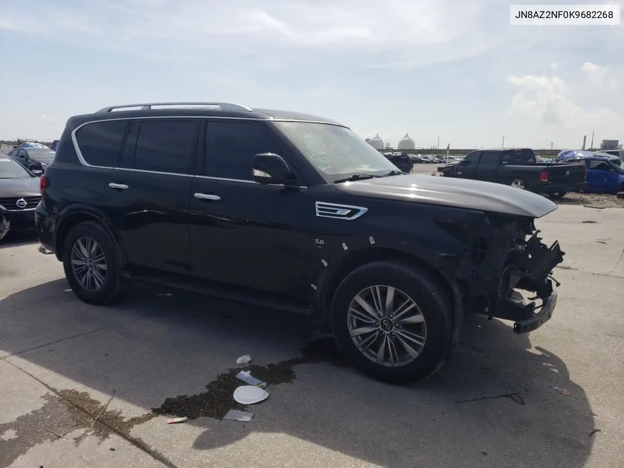 2019 Infiniti Qx80 Luxe VIN: JN8AZ2NF0K9682268 Lot: 54247235