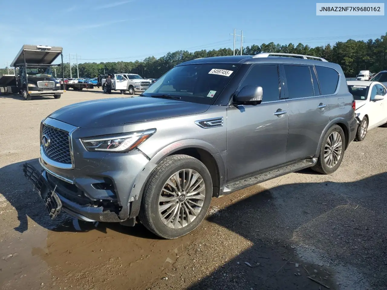 2019 Infiniti Qx80 Luxe VIN: JN8AZ2NF7K9680162 Lot: 54597455