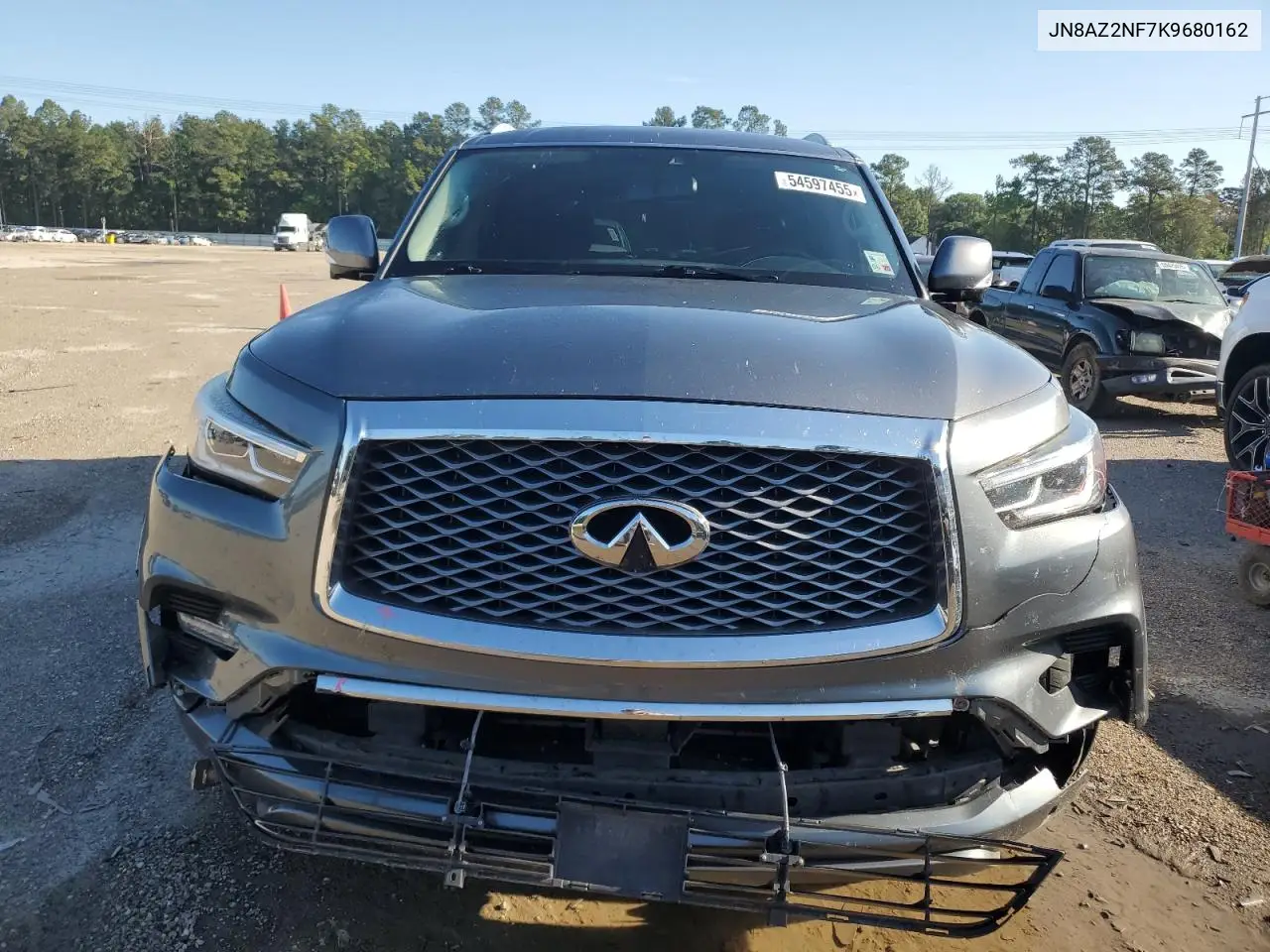 2019 Infiniti Qx80 Luxe VIN: JN8AZ2NF7K9680162 Lot: 54597455