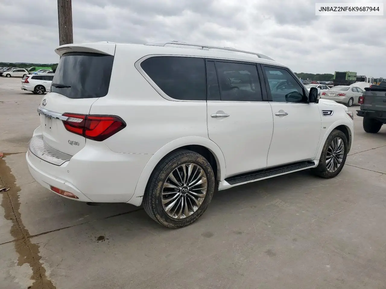 2019 Infiniti Qx80 Luxe VIN: JN8AZ2NF6K9687944 Lot: 54914355