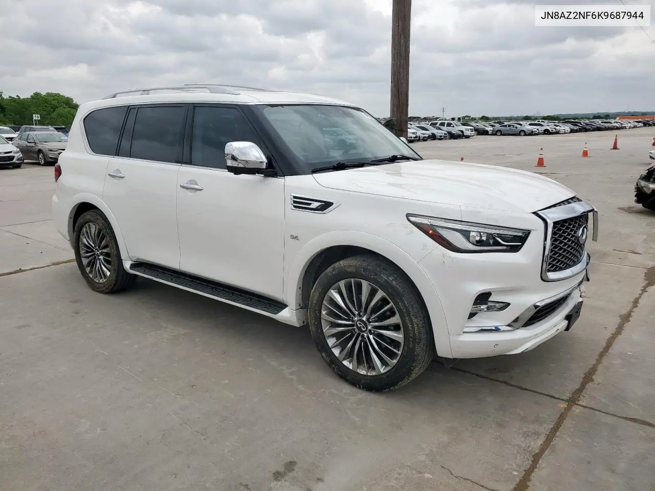 2019 Infiniti Qx80 Luxe VIN: JN8AZ2NF6K9687944 Lot: 54914355