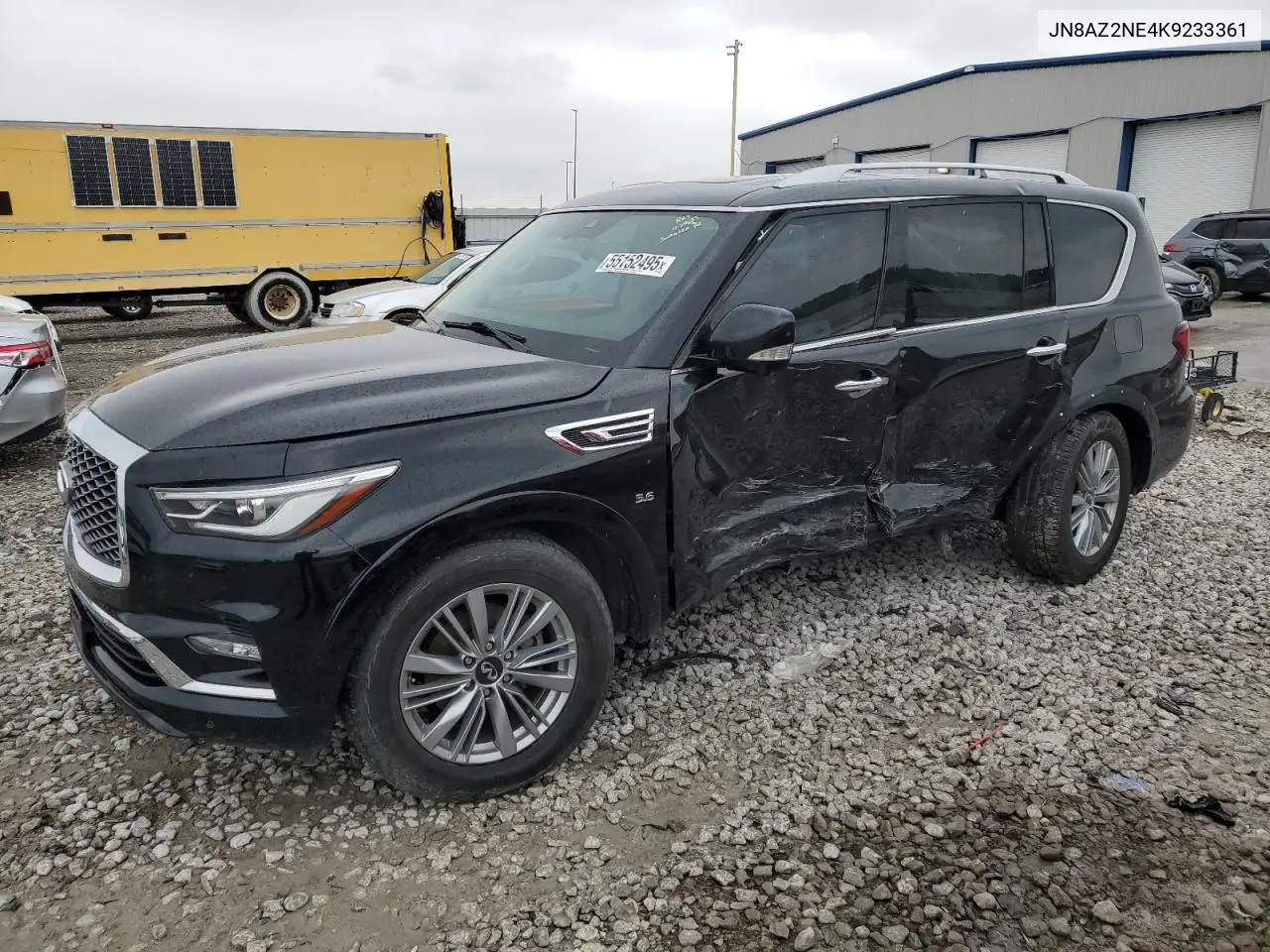 2019 Infiniti Qx80 Luxe VIN: JN8AZ2NE4K9233361 Lot: 55152495