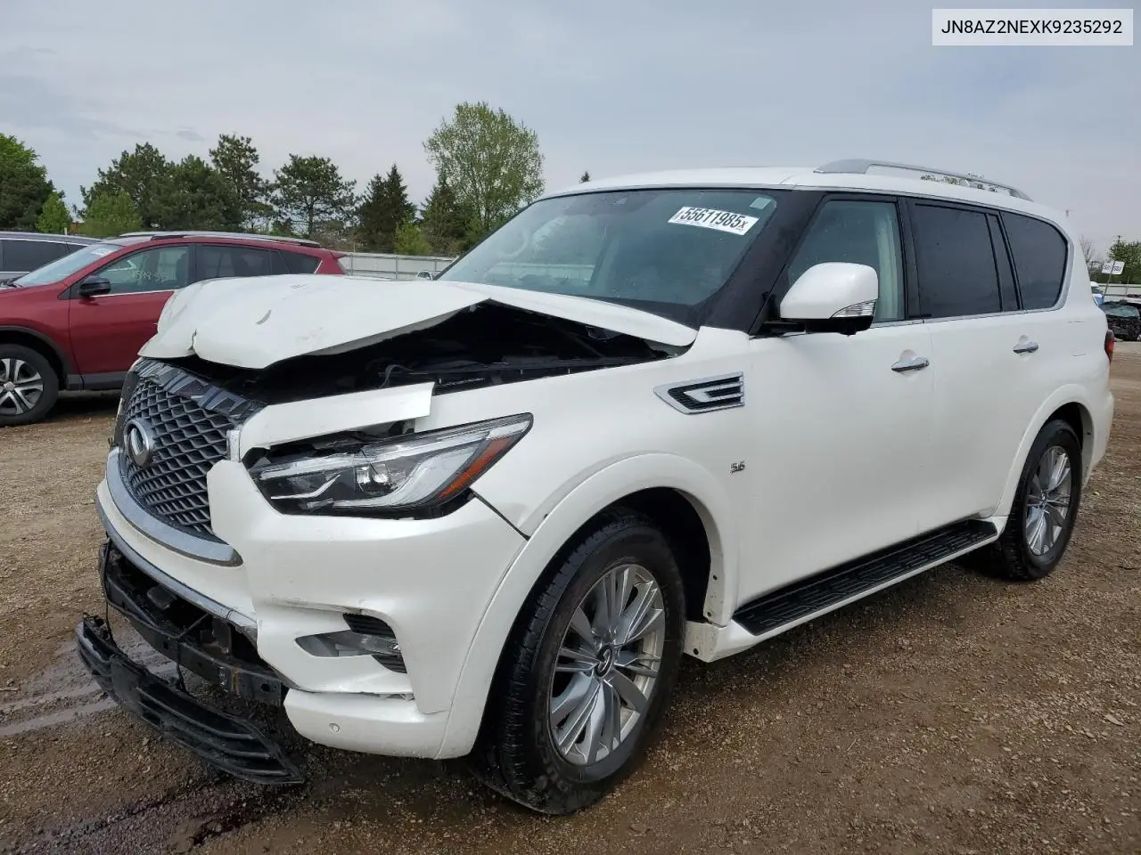 2019 Infiniti Qx80 Luxe VIN: JN8AZ2NEXK9235292 Lot: 55611985