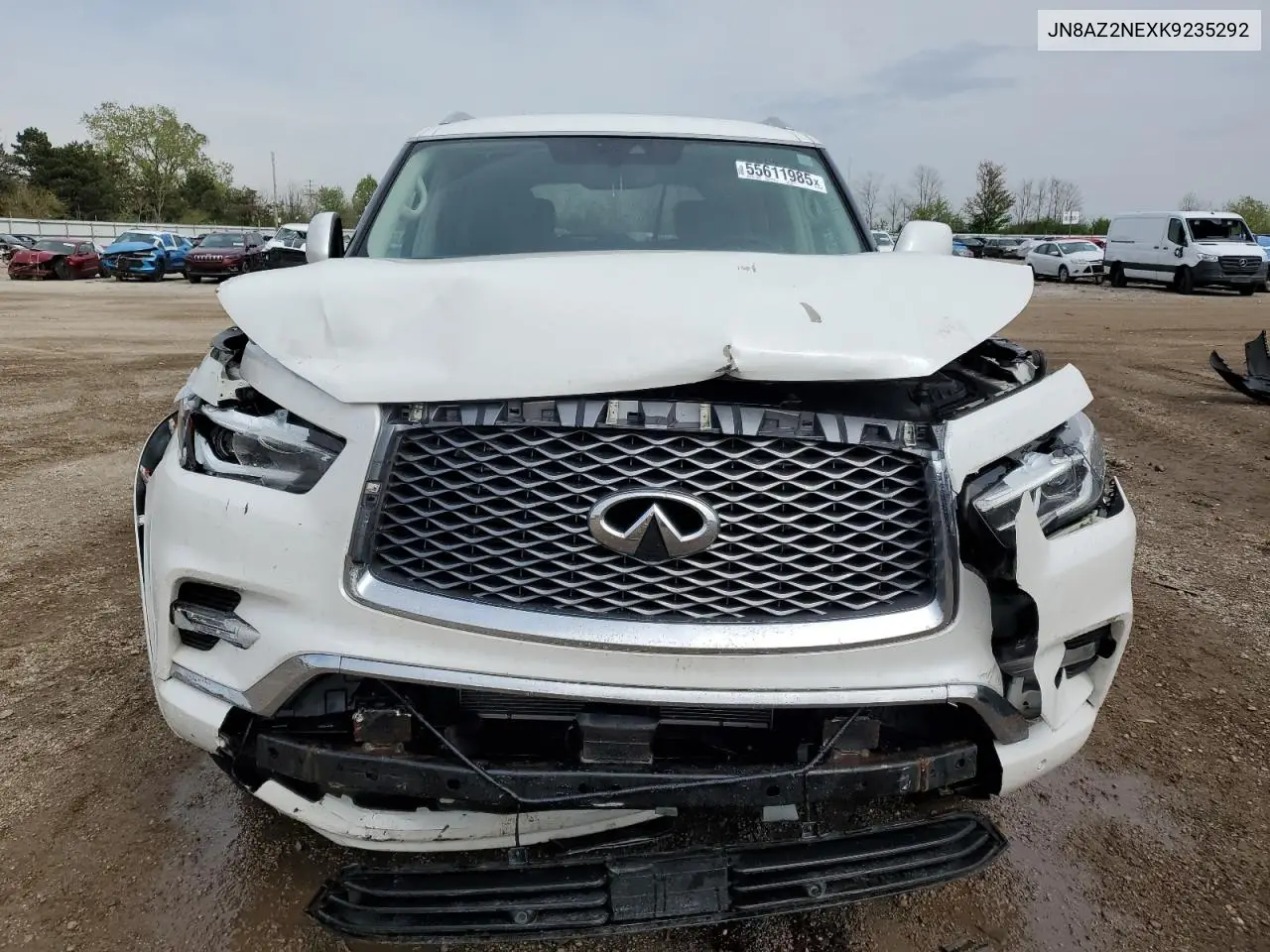 2019 Infiniti Qx80 Luxe VIN: JN8AZ2NEXK9235292 Lot: 55611985