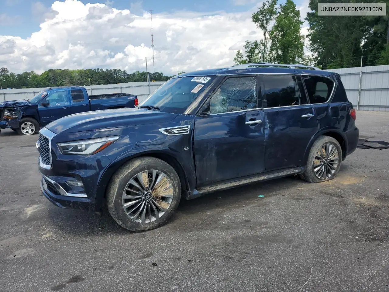 2019 Infiniti Qx80 Luxe VIN: JN8AZ2NE0K9231039 Lot: 56861535