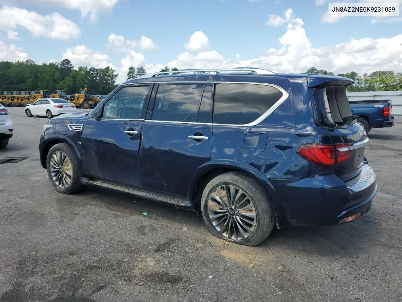 2019 Infiniti Qx80 Luxe VIN: JN8AZ2NE0K9231039 Lot: 56861535