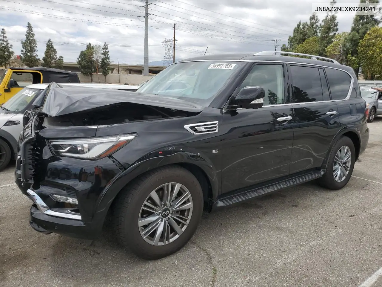 2019 Infiniti Qx80 Luxe VIN: JN8AZ2NEXK9234241 Lot: 56992765