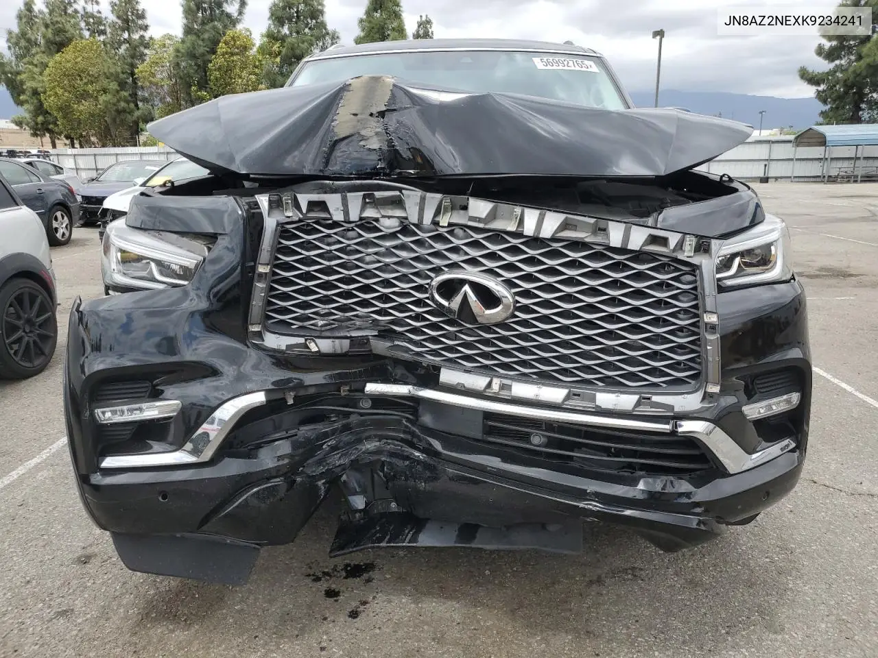 2019 Infiniti Qx80 Luxe VIN: JN8AZ2NEXK9234241 Lot: 56992765