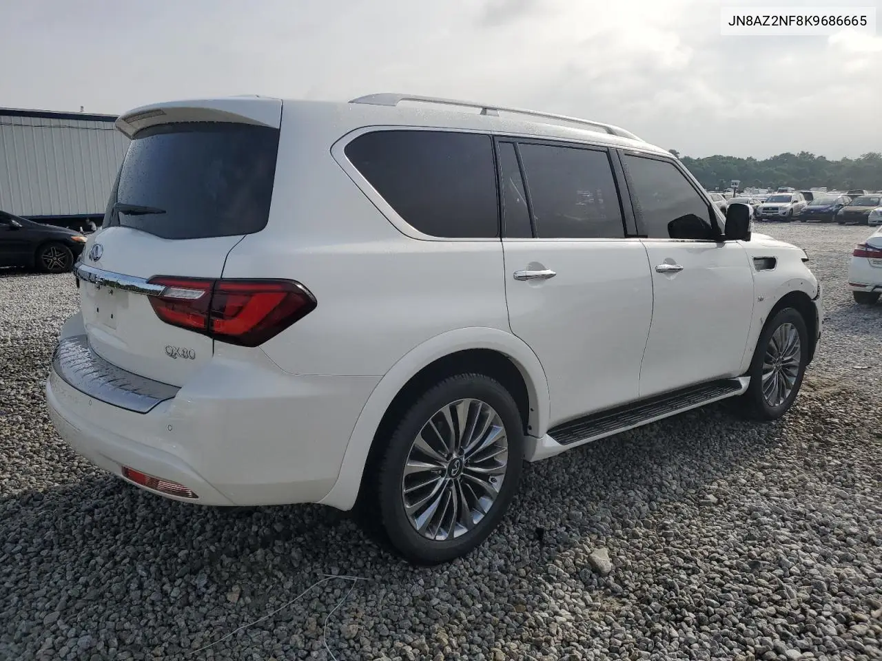 2019 Infiniti Qx80 Luxe VIN: JN8AZ2NF8K9686665 Lot: 57057575