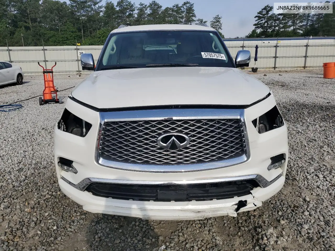 2019 Infiniti Qx80 Luxe VIN: JN8AZ2NF8K9686665 Lot: 57057575