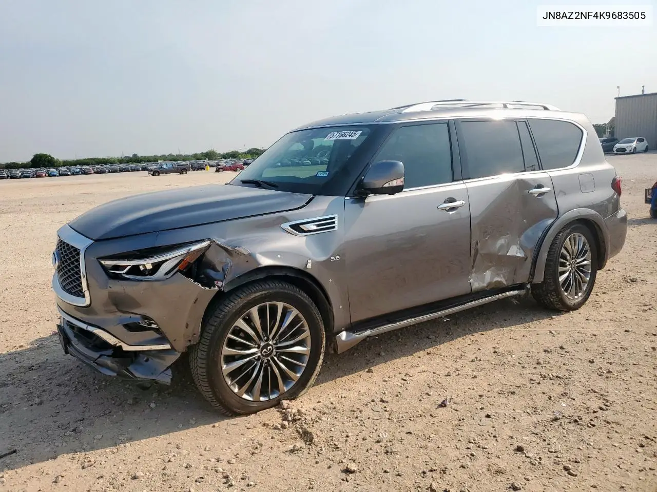 2019 Infiniti Qx80 Luxe VIN: JN8AZ2NF4K9683505 Lot: 57166245
