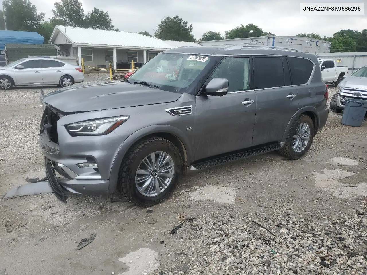 2019 Infiniti Qx80 Luxe VIN: JN8AZ2NF3K9686296 Lot: 57267025