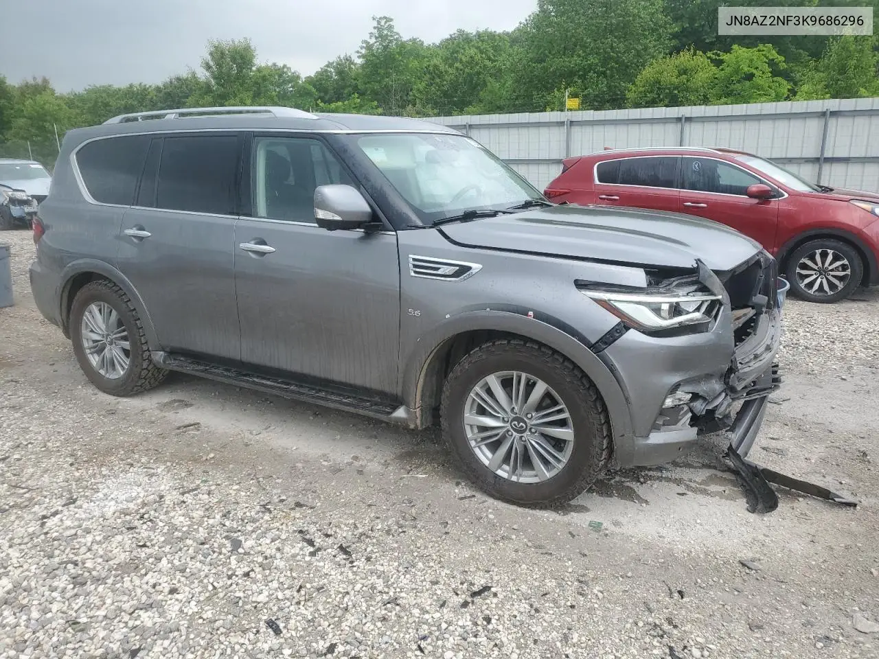2019 Infiniti Qx80 Luxe VIN: JN8AZ2NF3K9686296 Lot: 57267025