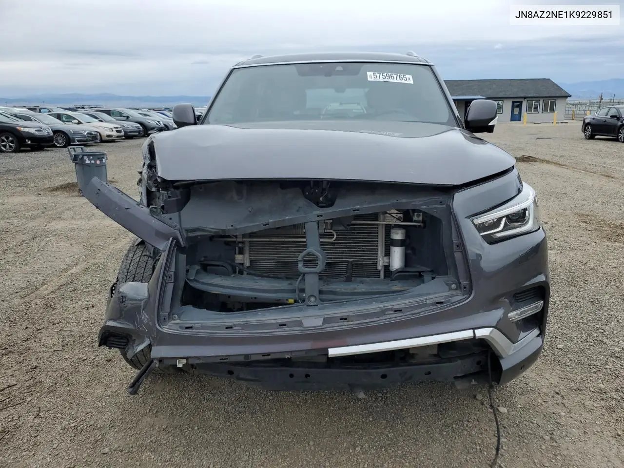 2019 Infiniti Qx80 Luxe VIN: JN8AZ2NE1K9229851 Lot: 57596765