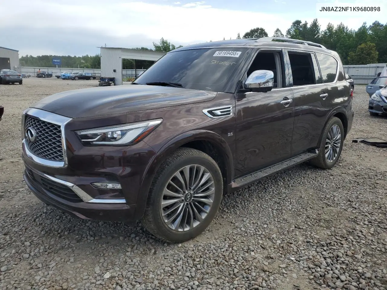2019 Infiniti Qx80 Luxe VIN: JN8AZ2NF1K9680898 Lot: 58169455