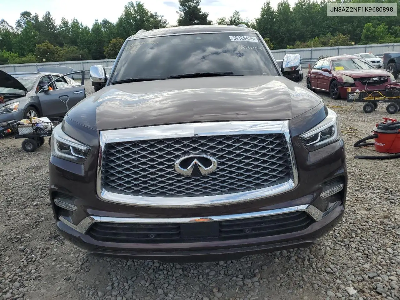 2019 Infiniti Qx80 Luxe VIN: JN8AZ2NF1K9680898 Lot: 58169455