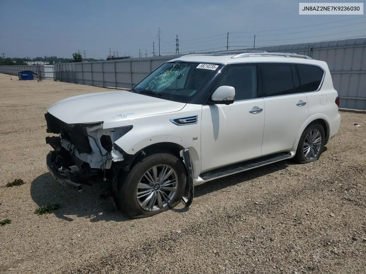 2019 Infiniti Qx80 Luxe VIN: JN8AZ2NE7K9236030 Lot: 58210235