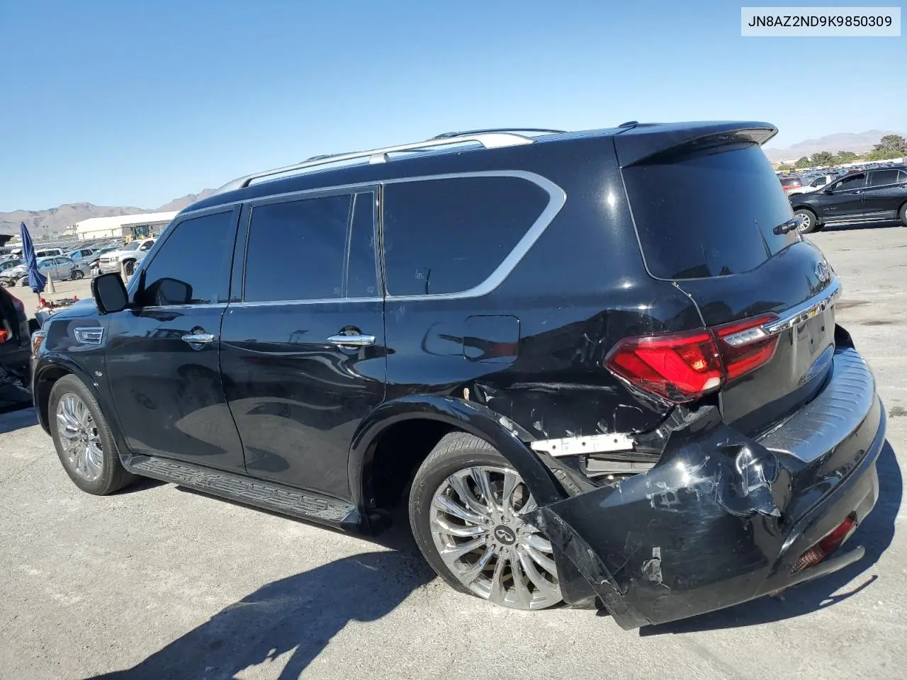 2019 Infiniti Qx80 Luxe VIN: JN8AZ2ND9K9850309 Lot: 58381565